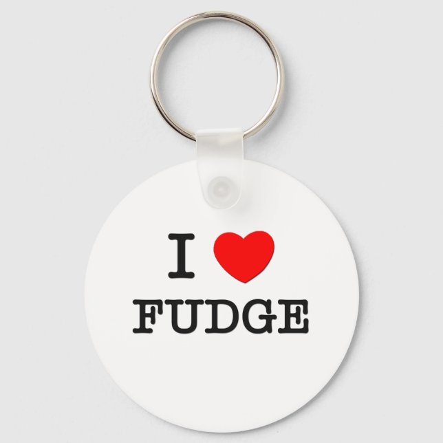 Chaveiro I Love Fudge (Frente)