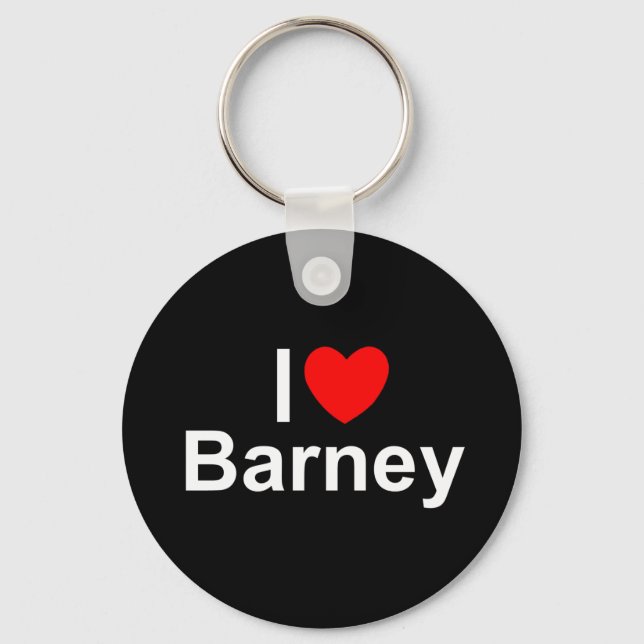 Chaveiro I Love (Heart) Barney (Frente)