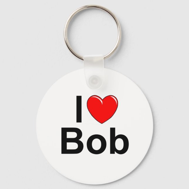 Chaveiro I Love (Heart) Bob (Frente)