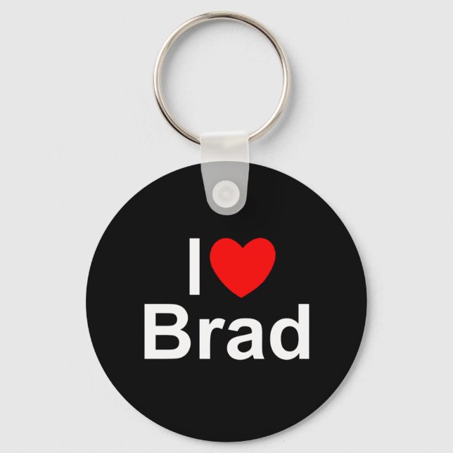 Chaveiro I Love (Heart) Brad (Frente)