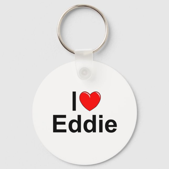 Chaveiro I Love (Heart) Eddie (Frente)