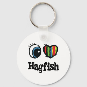 Chaveiro I Love (Heart) Hagfish