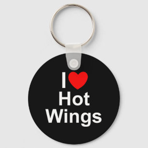 Chaveiro I Love (Heart) Hot Wings