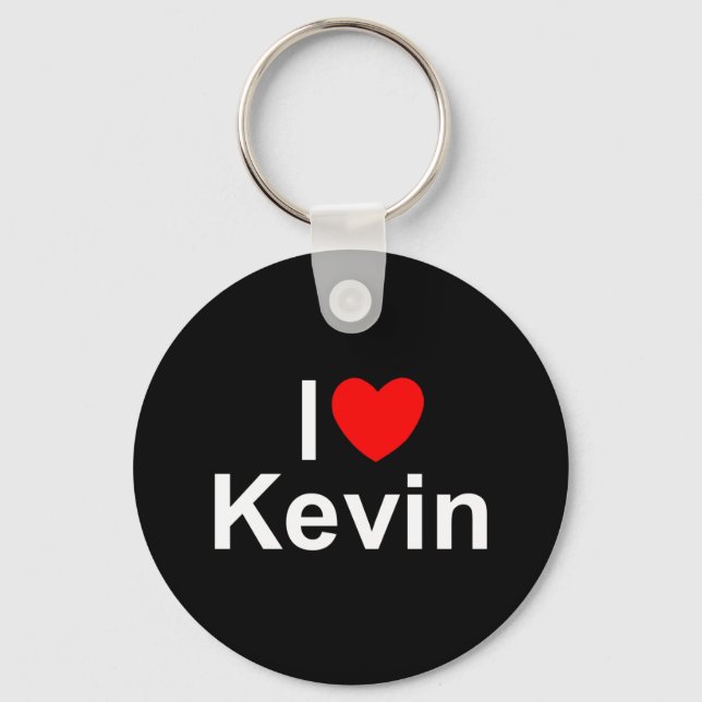 Chaveiro I Love (Heart) Kevin (Frente)