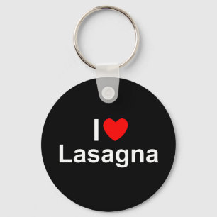 Chaveiro I Love (Heart) Lasagna