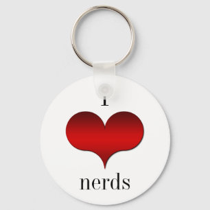 Chaveiro I Love (Heart) Nerd