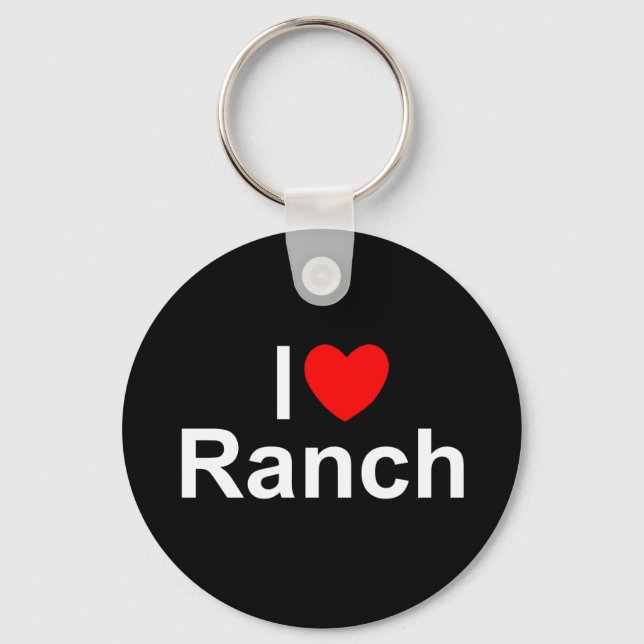Chaveiro I Love (Heart) Ranch (Frente)