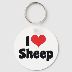 Chaveiro I Love Heart Sheep
