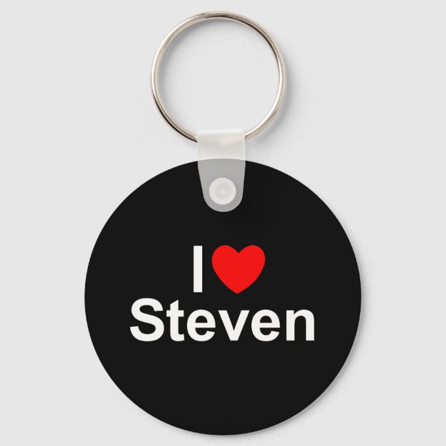 Chaveiro I Love (Heart) Steven (Frente)