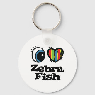 Chaveiro I Love (Heart) Zebrafish