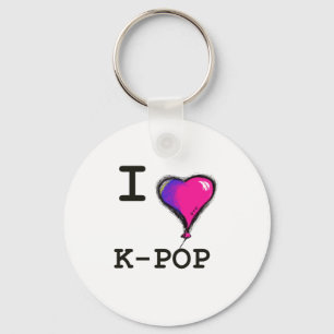 Chaveiro I Love K-POP (esperando) T-shirt Tee