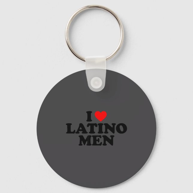 Chaveiro I Love Latino Men  (Frente)