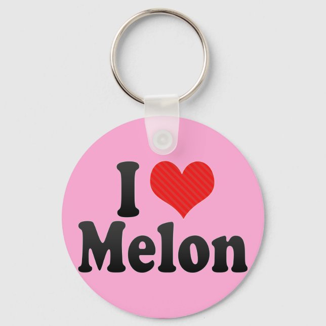 Chaveiro I Love Melon (Frente)