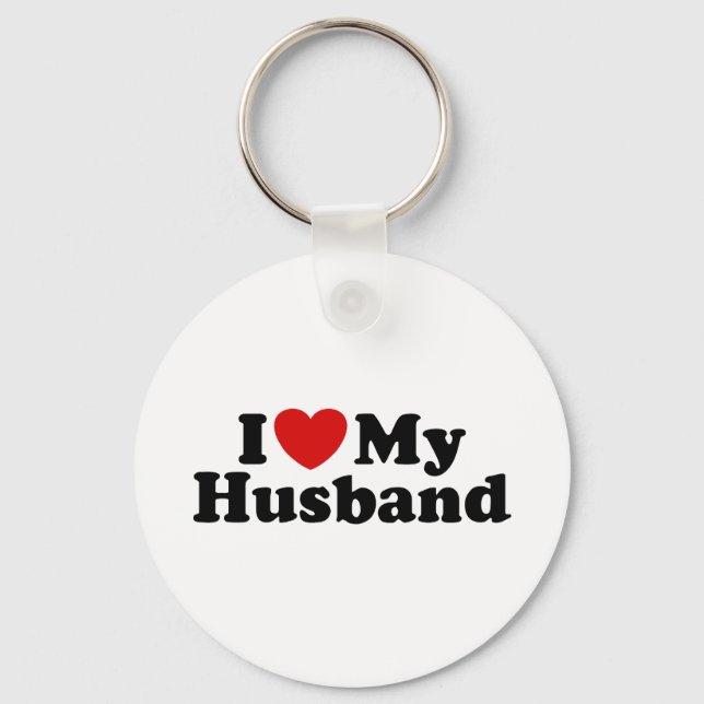 Chaveiro I Love My Husband (Frente)