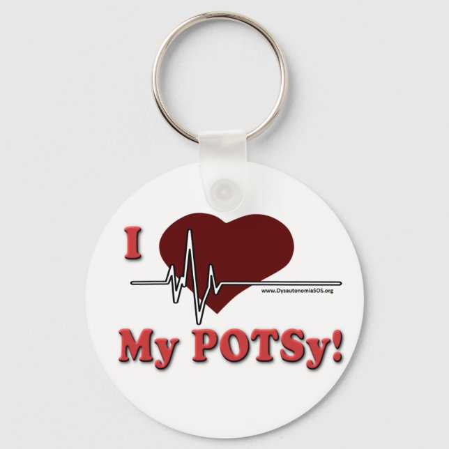 Chaveiro I love my POTSy Key Chain (Frente)