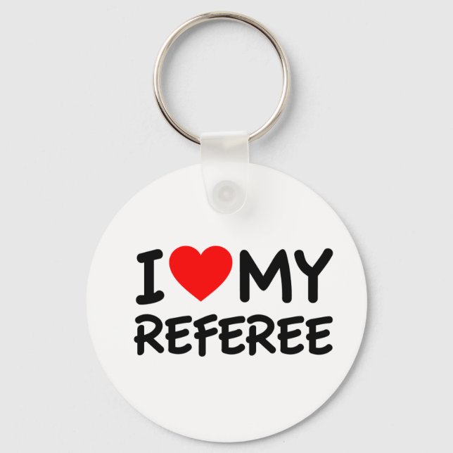 Chaveiro I love my referee (Frente)