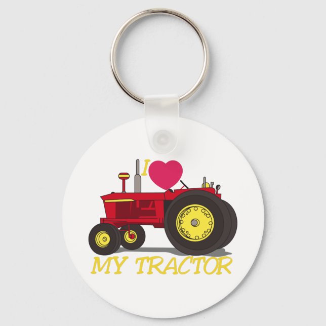 Chaveiro I Love My Tractor (Frente)