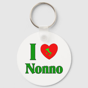Chaveiro I Love Nonno (Avô Italiano)
