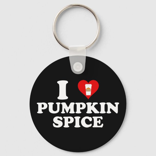 Chaveiro I Love Pumpkin Spice (Frente)