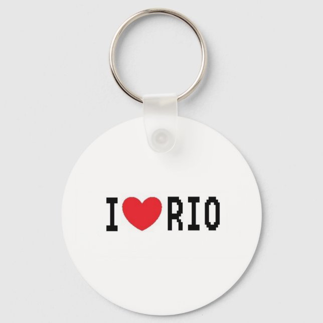 Chaveiro I Love Rio (Frente)