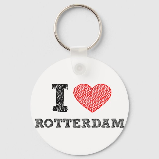 Chaveiro I-love-Rotterdam (Frente)