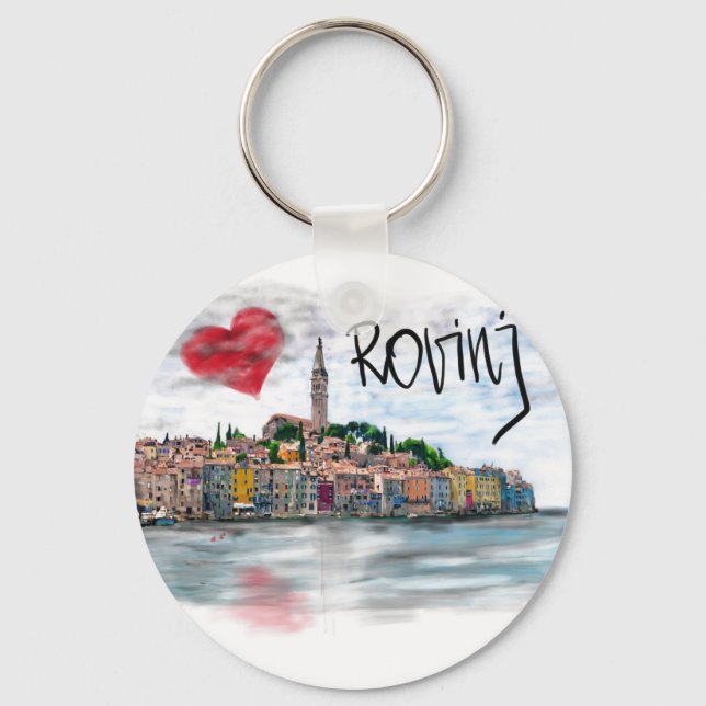 Chaveiro I love Rovinj (Frente)