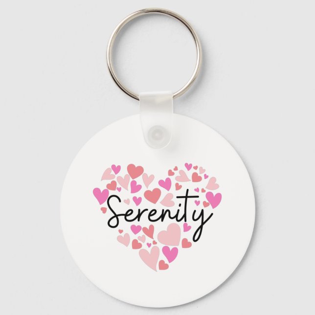 Chaveiro I love Serenity (Frente)