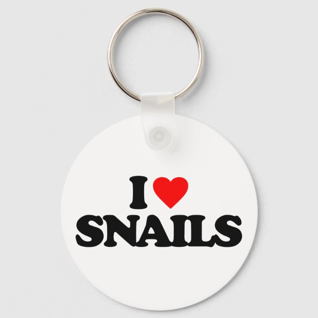 CHAVEIRO I LOVE SNAILS (Frente)
