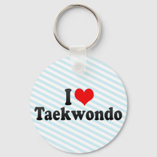 Chaveiro I Love Taekwondo