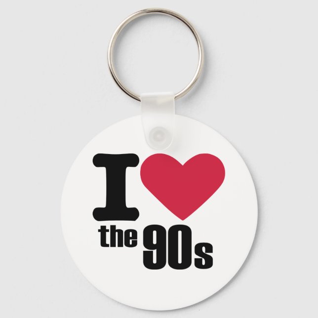 Chaveiro I love the 90's (Frente)
