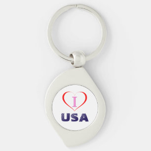 Chaveiro I Love USA