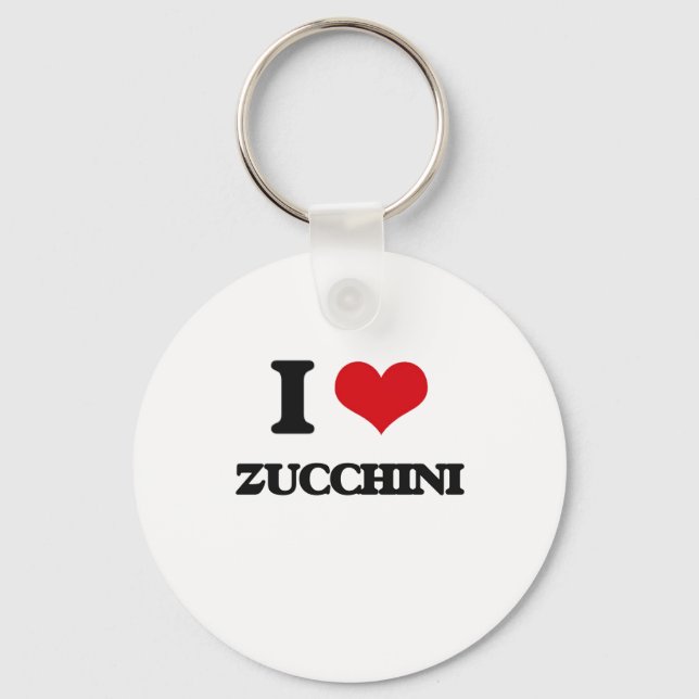 Chaveiro I love Zucchini (Frente)