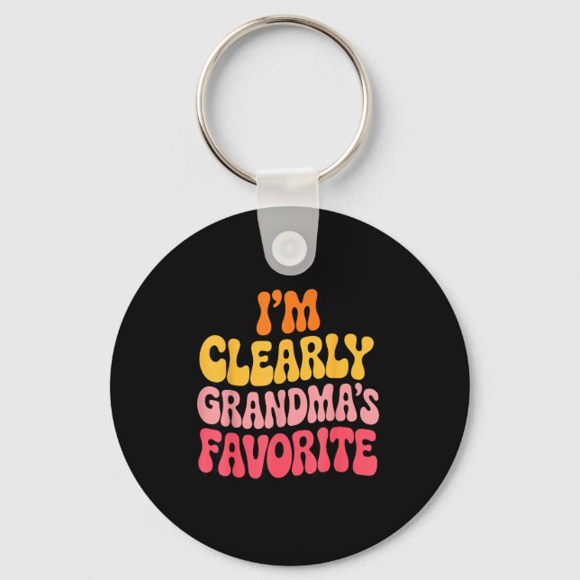 Chaveiro I’m Clearly Grandma’s Favorite Funny Granddaughter (Frente)