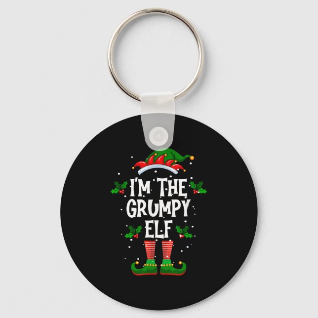 Chaveiro I’m The Mpy Elf Christmas Xmas Pajama Pj Men Women (Frente)