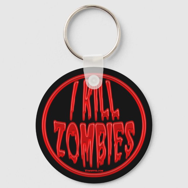 Chaveiro I Matar Zombies Key Chain (Frente)