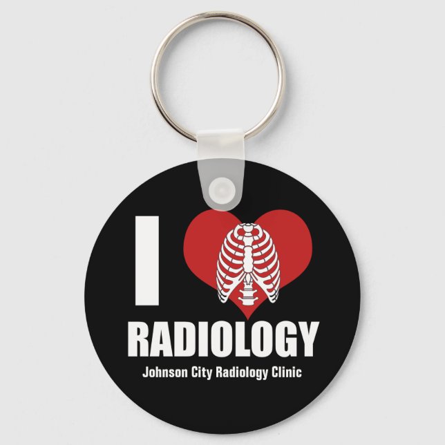 Chaveiro I Radiologia Coração Radiologista (Frente)