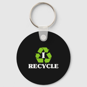 Chaveiro I Reciclar do Reciclagem do Dia da Terra com símbo