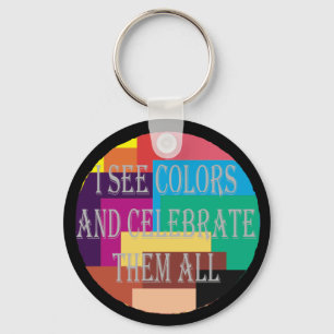 Chaveiro I See Colors Keychain