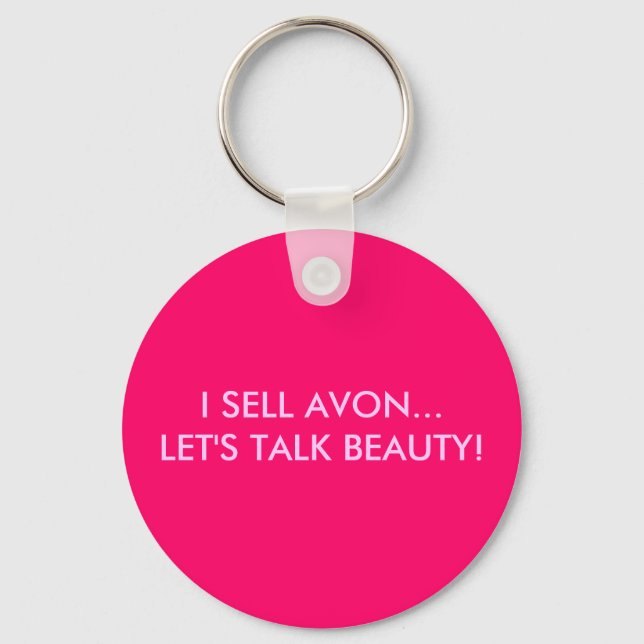 CHAVEIRO I SELL AVON...LET'S TALK BEAUTY! (Frente)