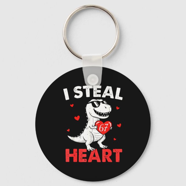 Chaveiro I Steal Hearts 67 Valentines For Boys Girls Kids W (Frente)