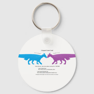 Chaveiro I Support Cera's Goal Keychain