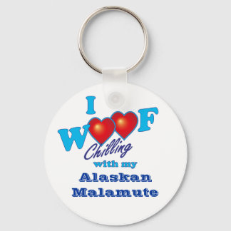 Chaveiro I Woof Alaskan Malamute