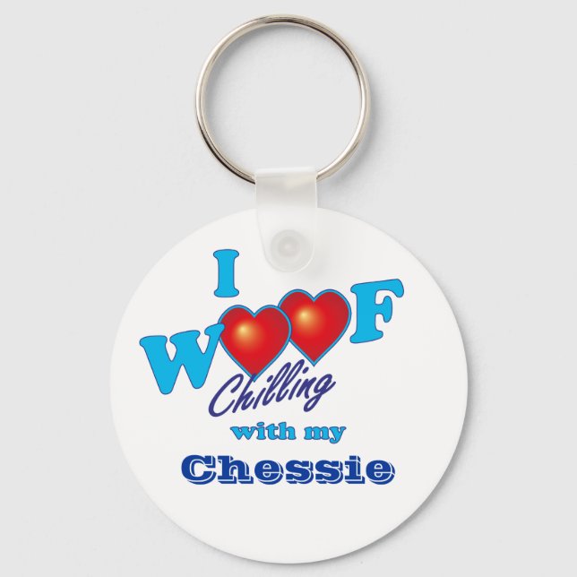 Chaveiro I Woof Chessie (Frente)