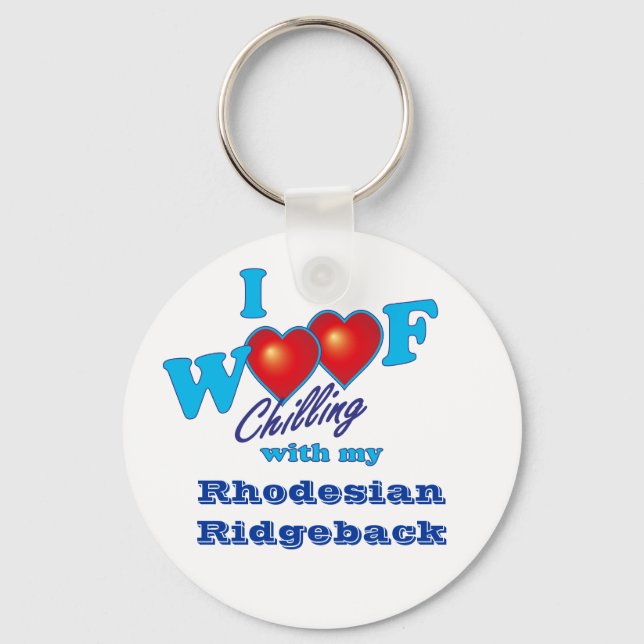 Chaveiro I Woof Ridgeback (Frente)