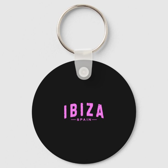 Chaveiro Ibiza Espanha Ilhas Learic Férias Verão Praia  (Frente)