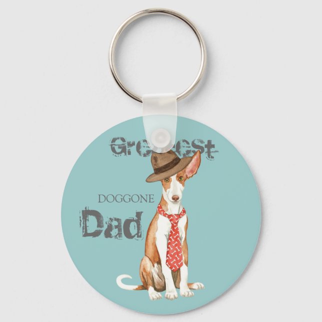 Chaveiro Ibizan Hound Dad (Frente)
