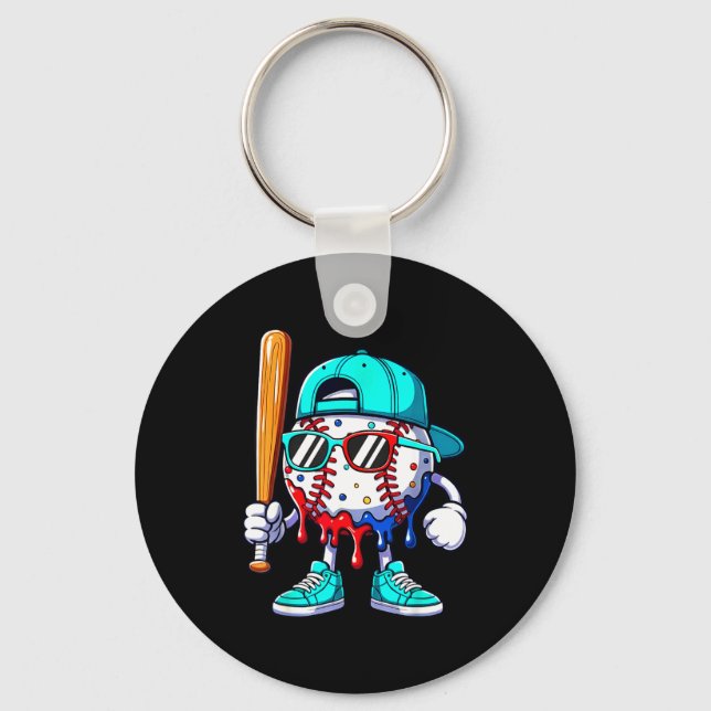 Chaveiro Ice Cream Drip Baseball Sts Baseball Lifestyle Boy (Frente)