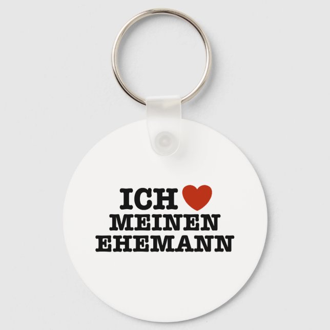 Chaveiro Ich Liebe Meinen Ehemann (Frente)