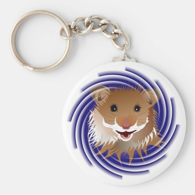 Chaveiro Ich liebe meinen kleinen Hamster (Frente)