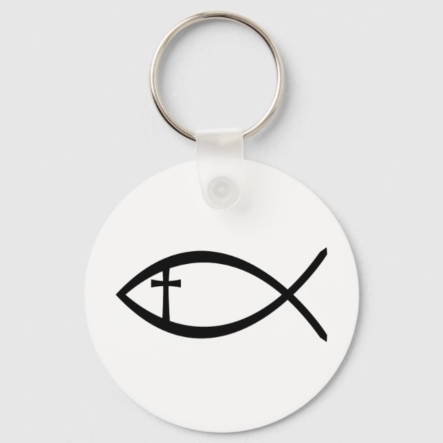 Chaveiro Ichthus Christian Fish (Frente)